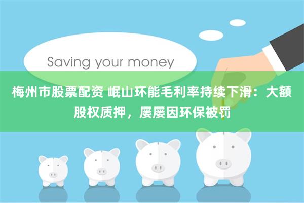 梅州市股票配资 岷山环能毛利率持续下滑：大额股权质押，屡屡因环保被罚