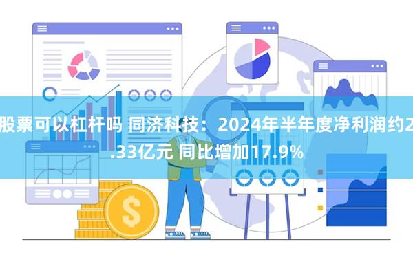 股票可以杠杆吗 同济科技：2024年半年度净利润约2.33亿元 同比增加17.9%