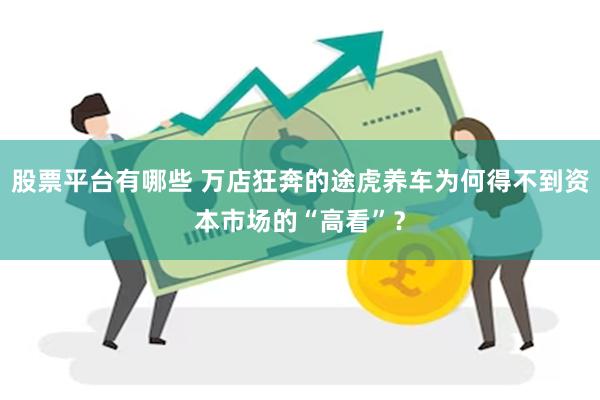 股票平台有哪些 万店狂奔的途虎养车为何得不到资本市场的“高看”？