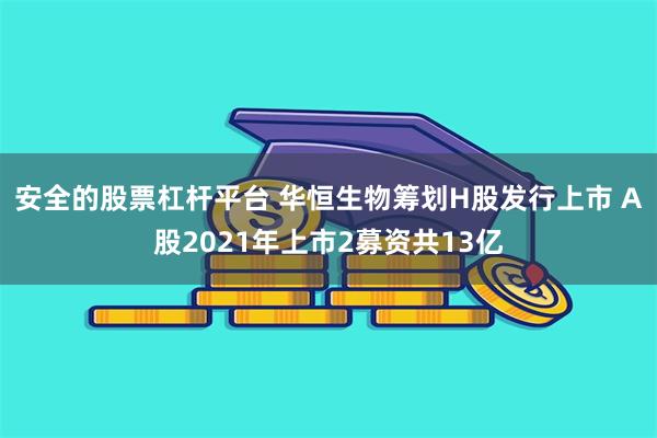 安全的股票杠杆平台 华恒生物筹划H股发行上市 A股2021年上市2募资共13亿